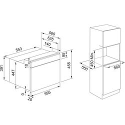 Cuptor electric incorporabil Franke Mythos FMY 45 MW BK (Black) Thumb
