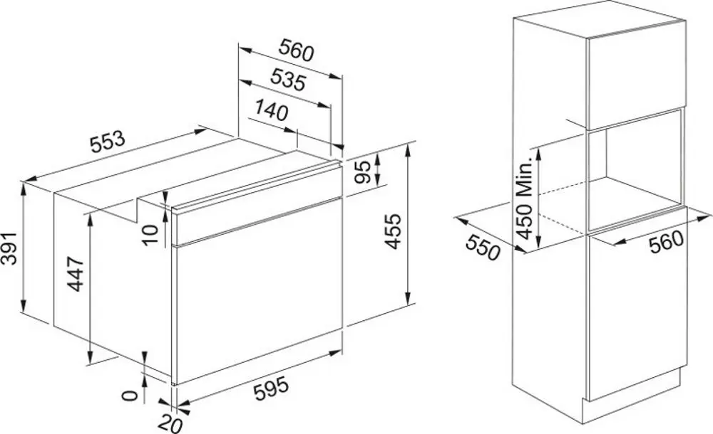 Cuptor electric incorporabil Franke Mythos FMY 45 MW BK (Black)