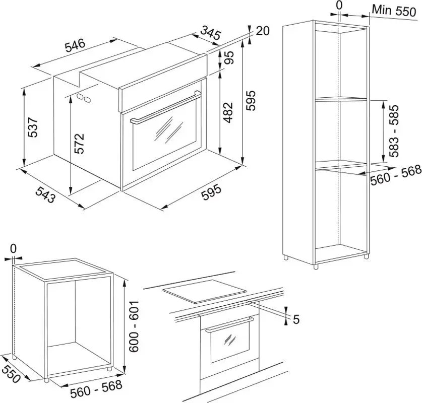 Cuptor electric incorporabil Franke Mythos FMY 98 P XS (Black)