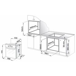 Cuptor electric incorporabil Gefest DA 622-02 К46 (Gray) Thumb