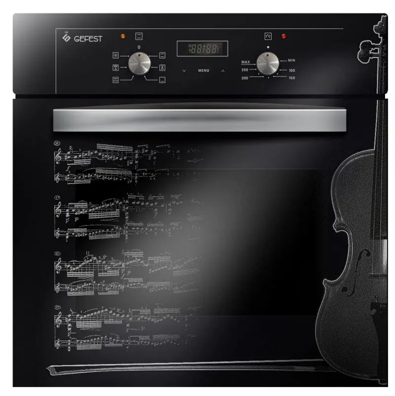 Встраиваемая электрическая духовка Gefest ДА 622-02 Д1 (Black)