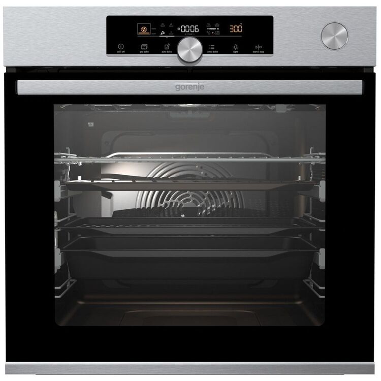 Встраиваемая электрическая духовка Gorenje BSA 6747 A04X (Inox/Black)