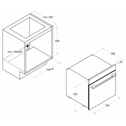 Cuptor electric incorporabil Haier H6 ID23B3HTB (Black) Thumb