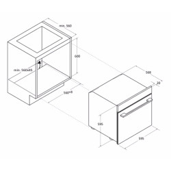Cuptor electric incorporabil Haier H6 ID46C3YTB (Black) Thumb