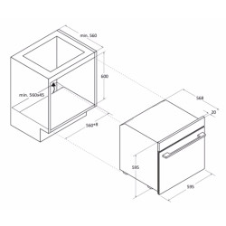 Cuptor electric incorporabil Haier H6 ID46G3HTB (Black) Thumb