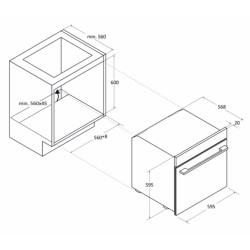 Cuptor electric incorporabil Haier H6 ID46G3YTB (Black) Thumb