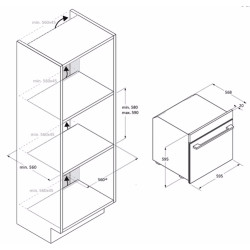Cuptor electric incorporabil Haier H6 ID46G5HTB (Black) Thumb