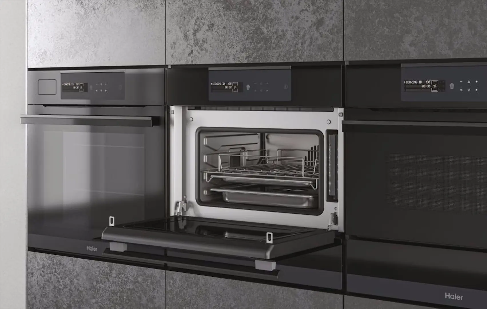 Cuptor electric incorporabil Haier HWO45NM6SXB1 (Black)