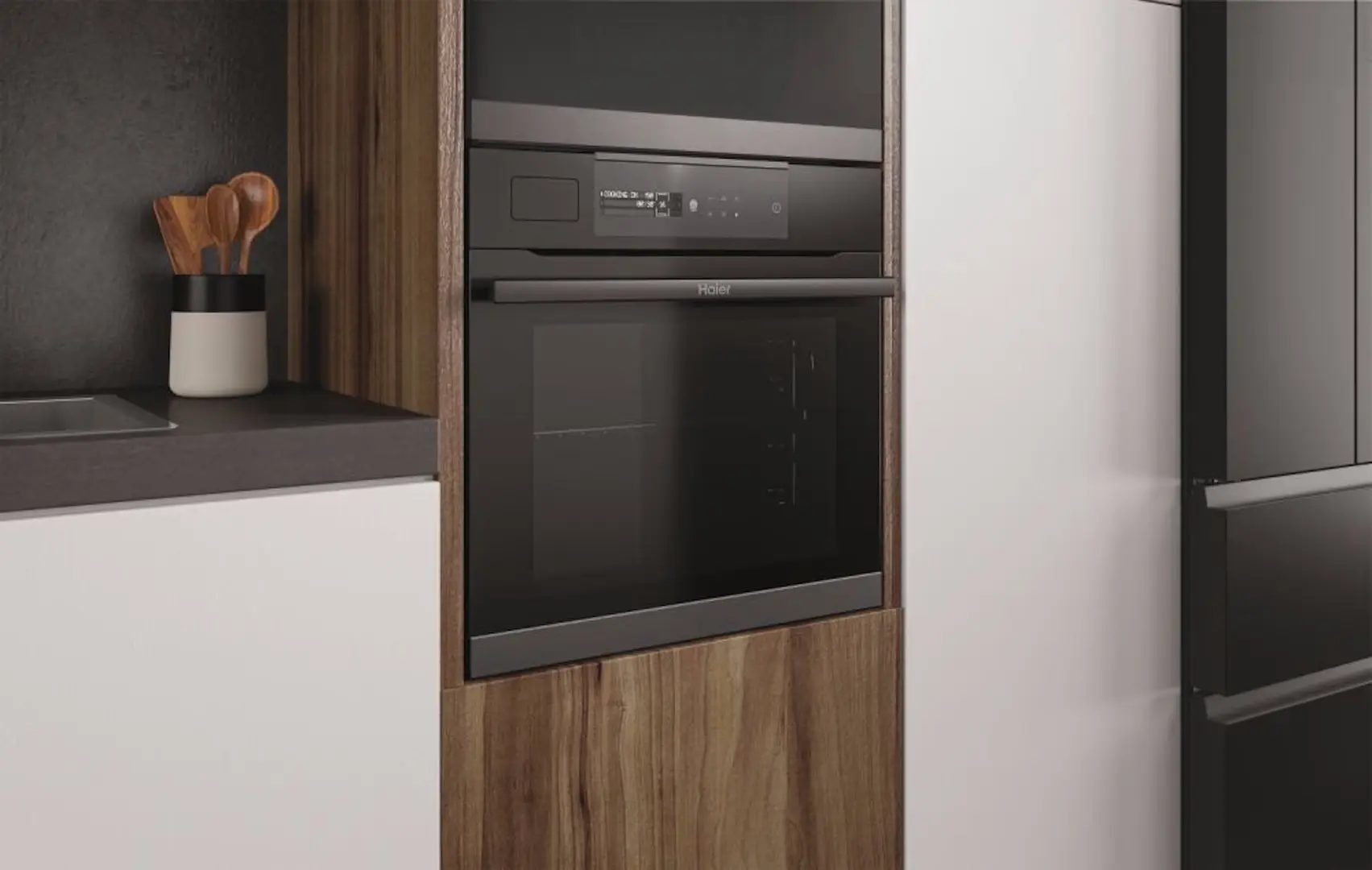 Cuptor electric incorporabil Haier HWO60SM5S5BH (Black)