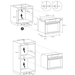 Cuptor electric incorporabil Haier HWO60SM5S5BH (Black) Thumb