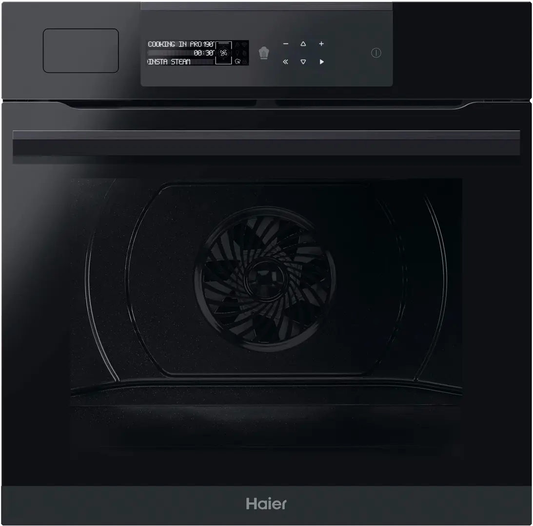 Cuptor electric incorporabil Haier I-Message Steam 6 HWO60SM6S9BH (Black)