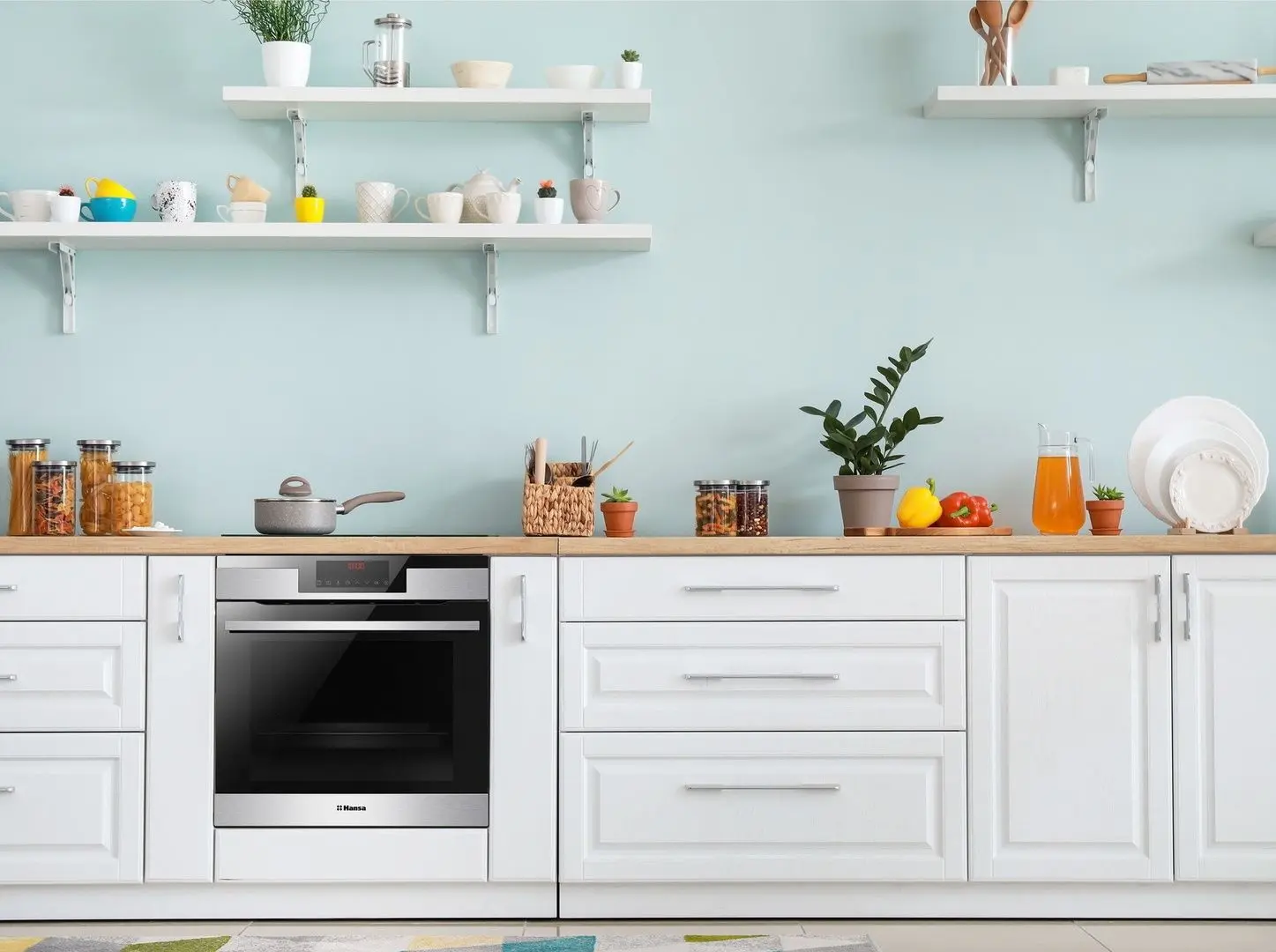 Cuptor electric incorporabil Hansa BakingPro BOEI697220 (Inox/Black)