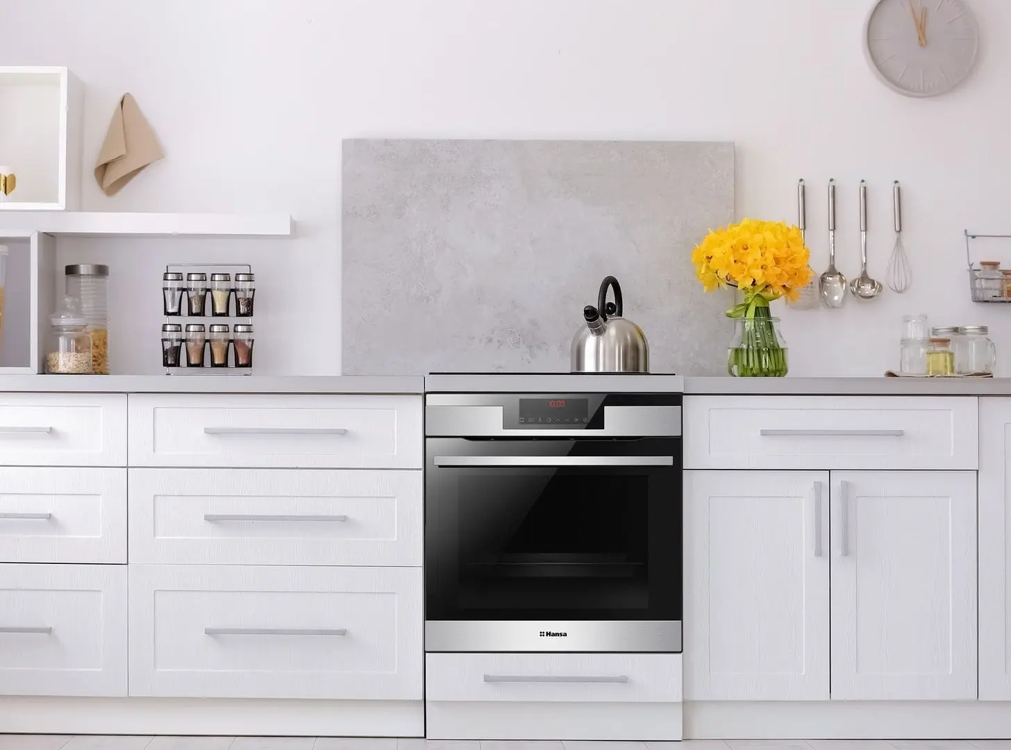 Cuptor electric incorporabil Hansa BakingPro BOEI697220 (Inox/Black)