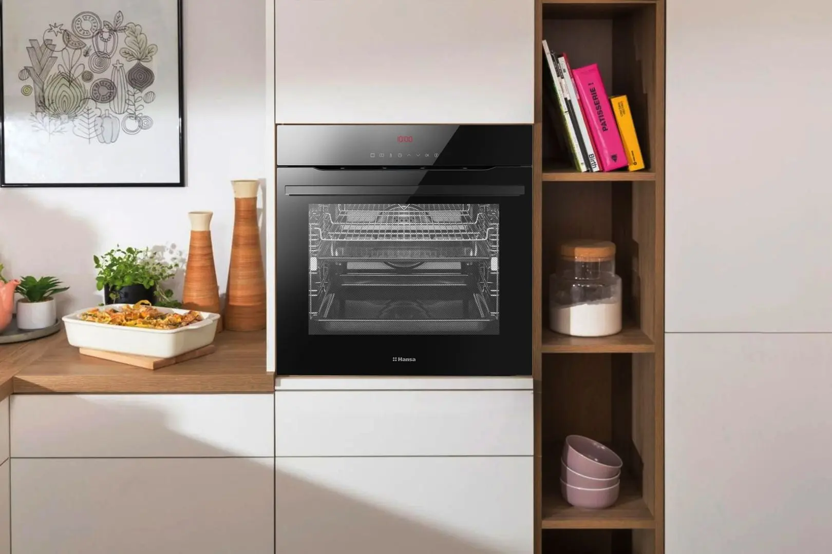 Cuptor electric incorporabil Hansa BOEB697622 (Black)