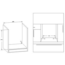 Встраиваемая электрическая духовка Heinner HBO-S624LTG-IX (Inox/Black) Thumb