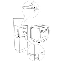 Cuptor electric incorporabil Heinner HBO-V659GCDRC-IX (Inox) Thumb