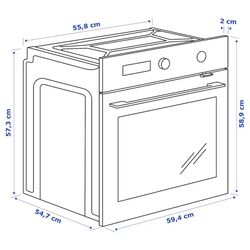 Cuptor electric incorporabil Ikea Finsmakare (Black) Thumb