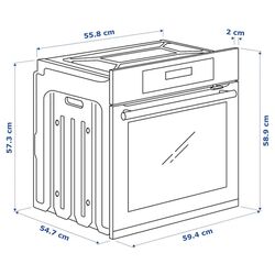 Cuptor electric incorporabil Ikea Kulinarisk funcţie pirolitică (Inox) Thumb
