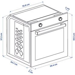 Cuptor electric incorporabil Ikea Lagan (White) Thumb