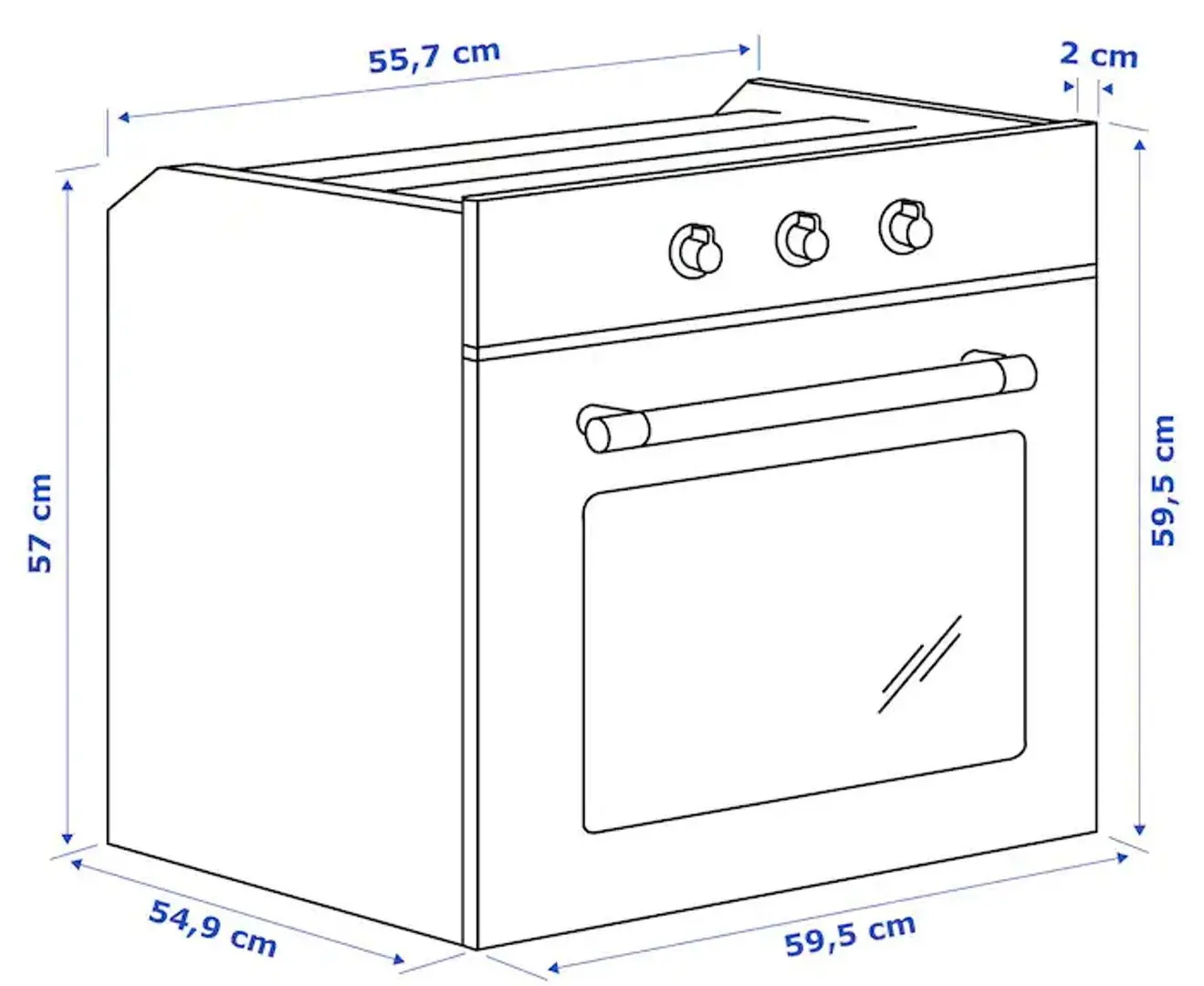 Cuptor electric incorporabil Ikea Mattradition (Black) - 8