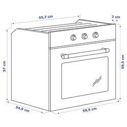 Cuptor electric incorporabil Ikea Mattradition (Inox) Thumb