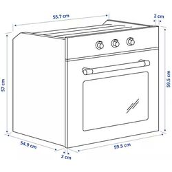 Cuptor electric incorporabil Ikea Mattradition (Inox) Thumb