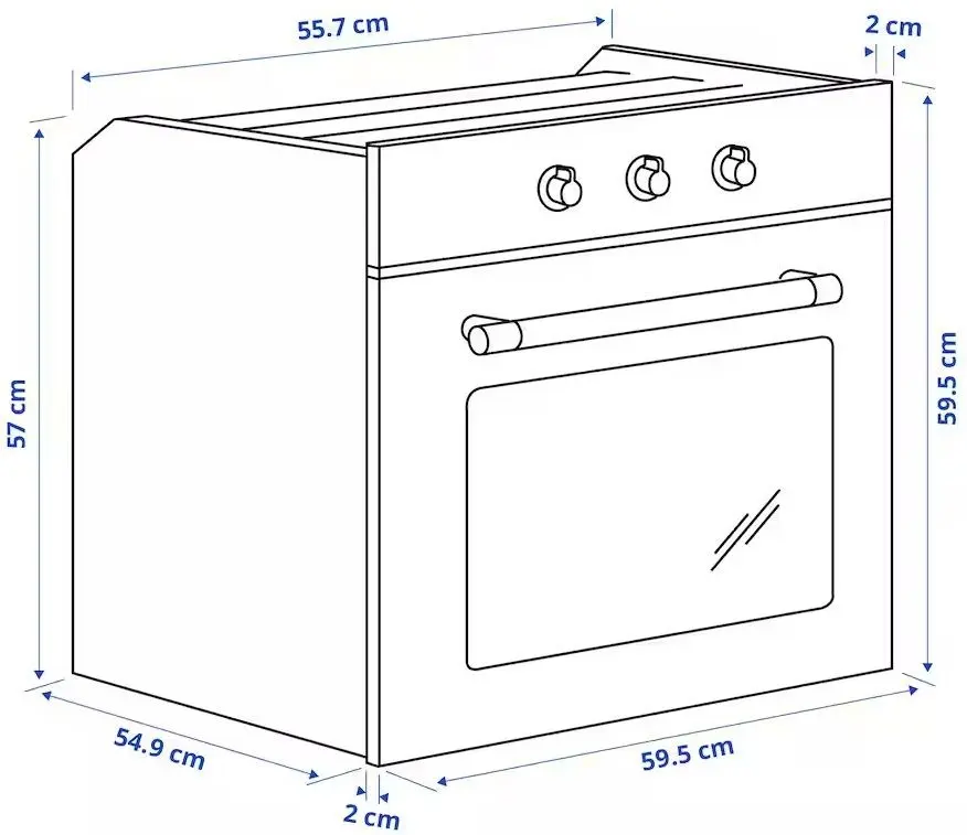Cuptor electric incorporabil Ikea Mattradition (Inox) - 11