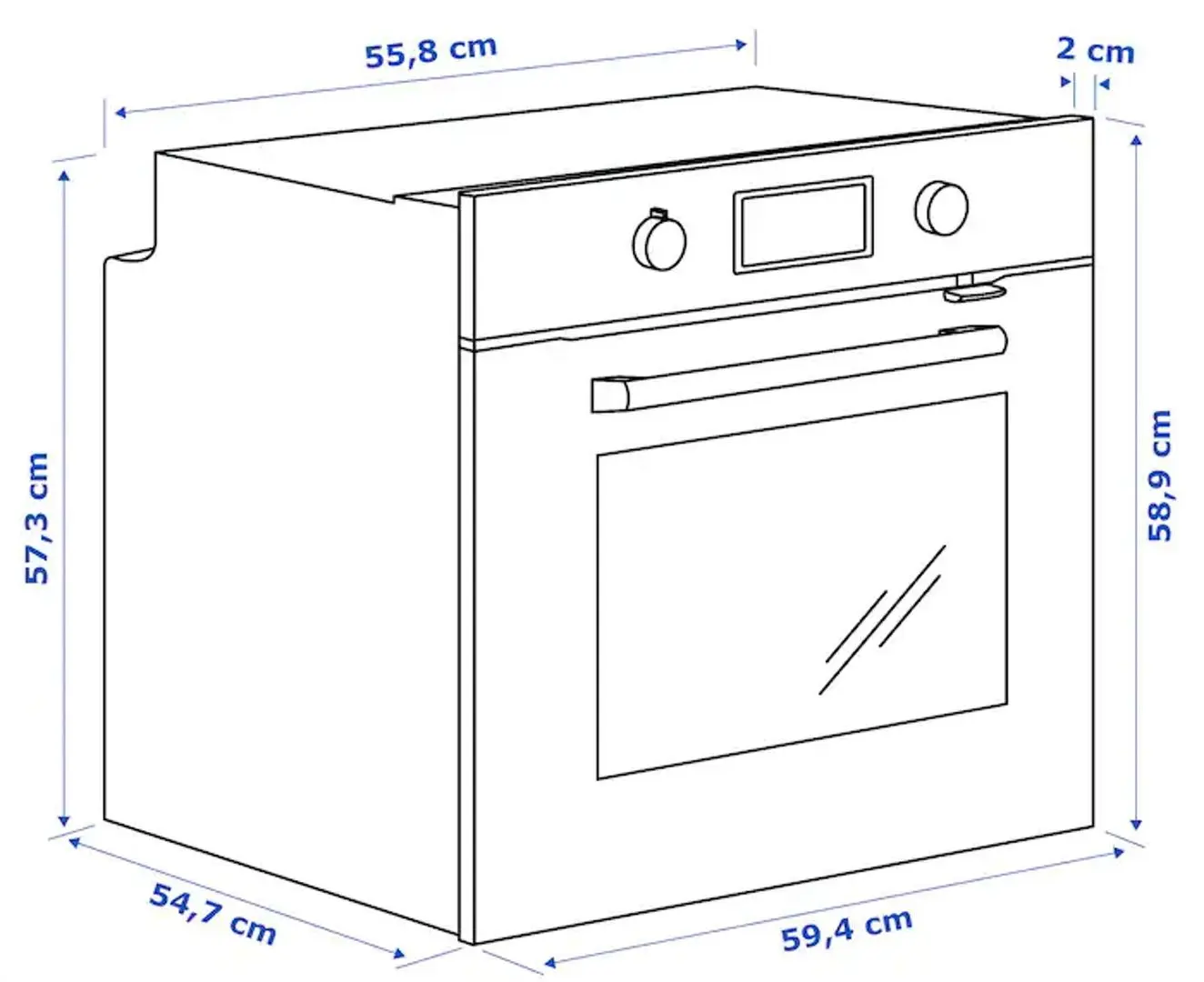 Cuptor electric incorporabil Ikea Smaksak funcţie pirolitică (Inox) - 8