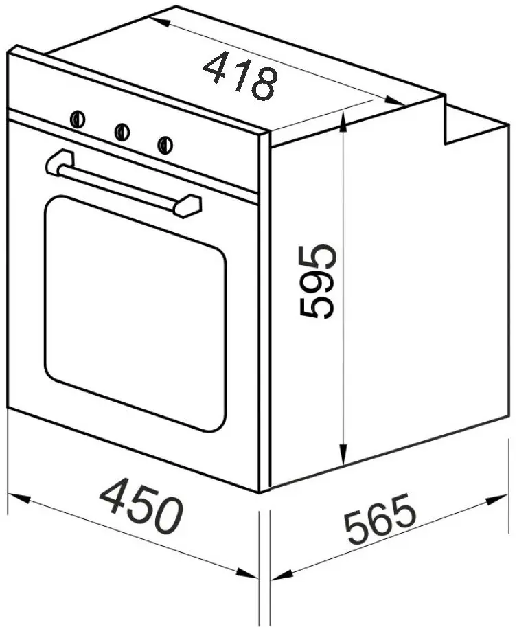 Cuptor electric incorporabil Kaiser EH 4747 (Black)