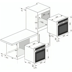 Cuptor electric incorporabil Kaiser EH 6355 Em Sil (Anthracite) Thumb