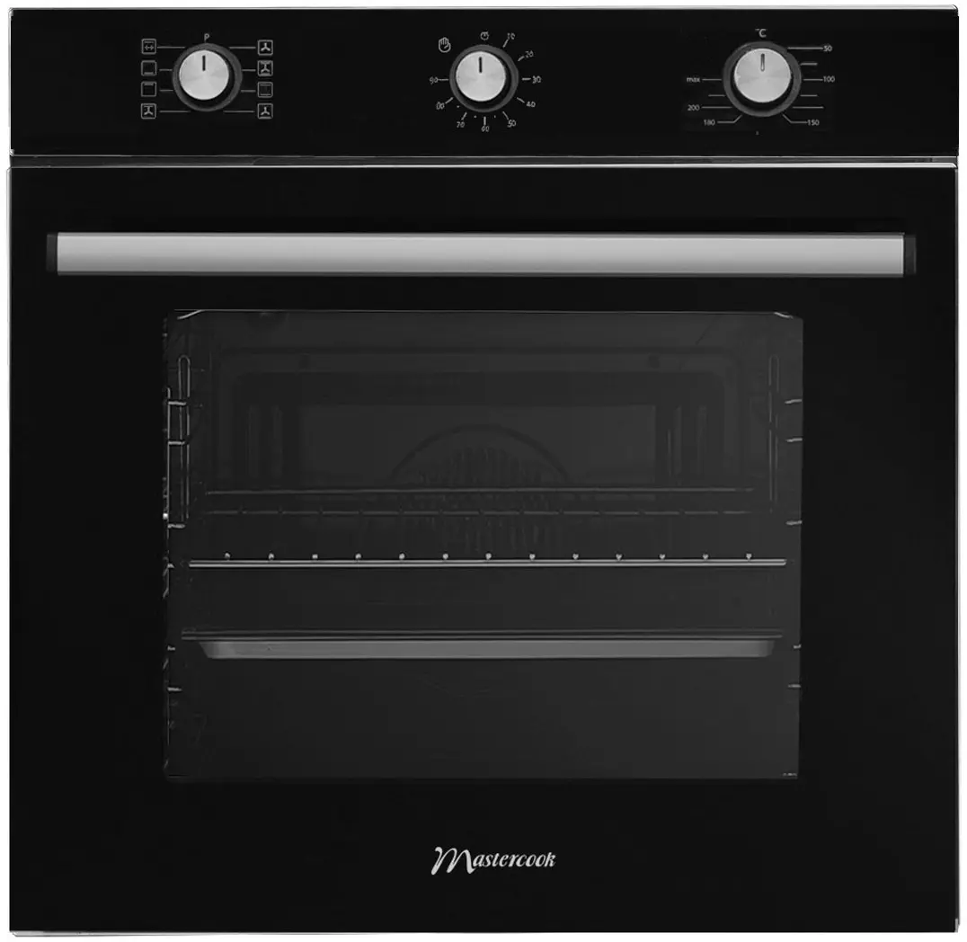 Cuptor electric incorporabil Mastercook LIRA MC-71M8 BL Glass (Black)