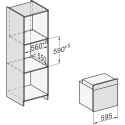 Встраиваемая электрическая духовка Miele H 2466 B (Black) Thumb