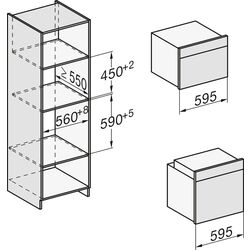 Встраиваемая электрическая духовка Miele H 7260 BP (Black) Thumb