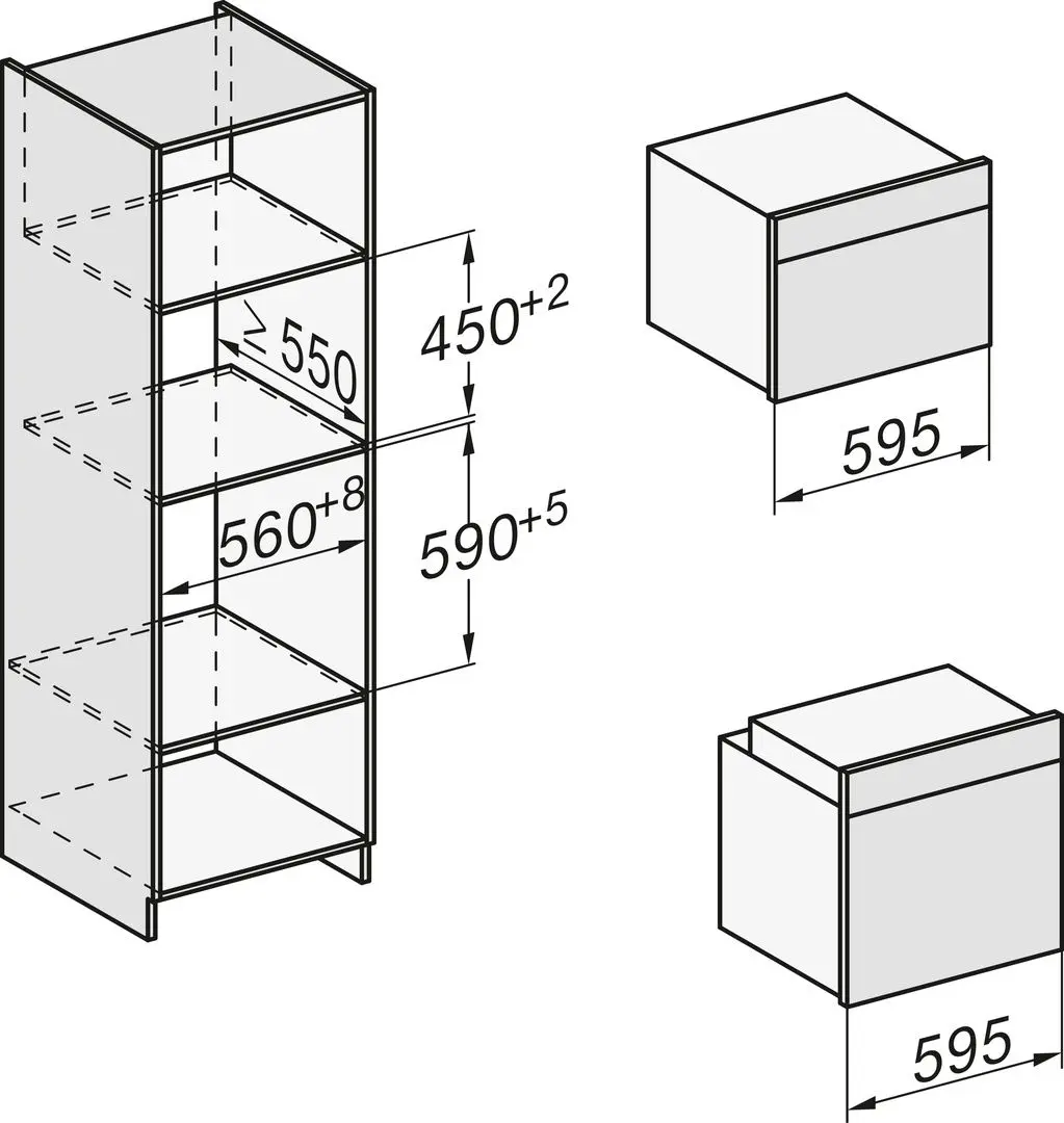 Встраиваемая электрическая духовка Miele H 7260 BP (Black)