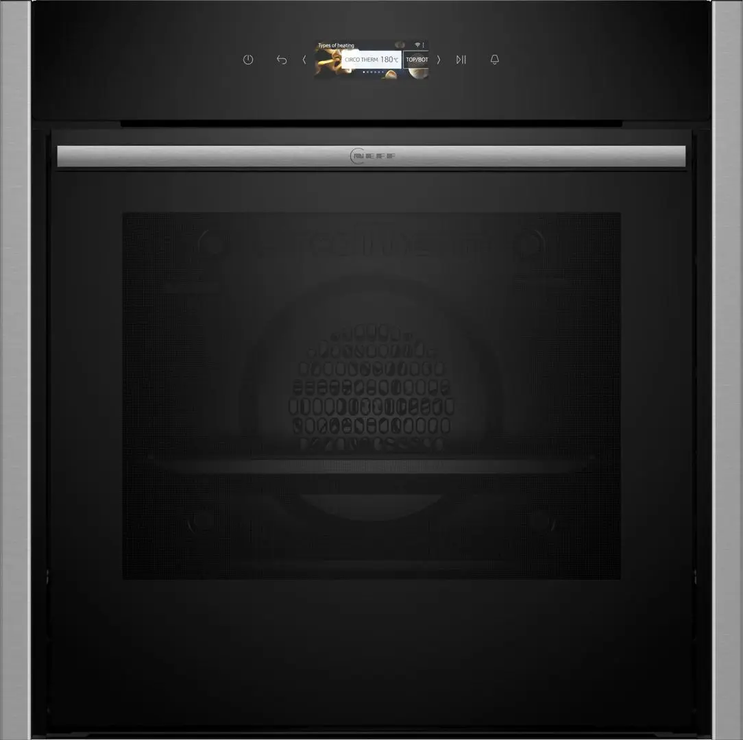 Встраиваемая электрическая духовка Neff B54CR71N0 (Inox/Black)