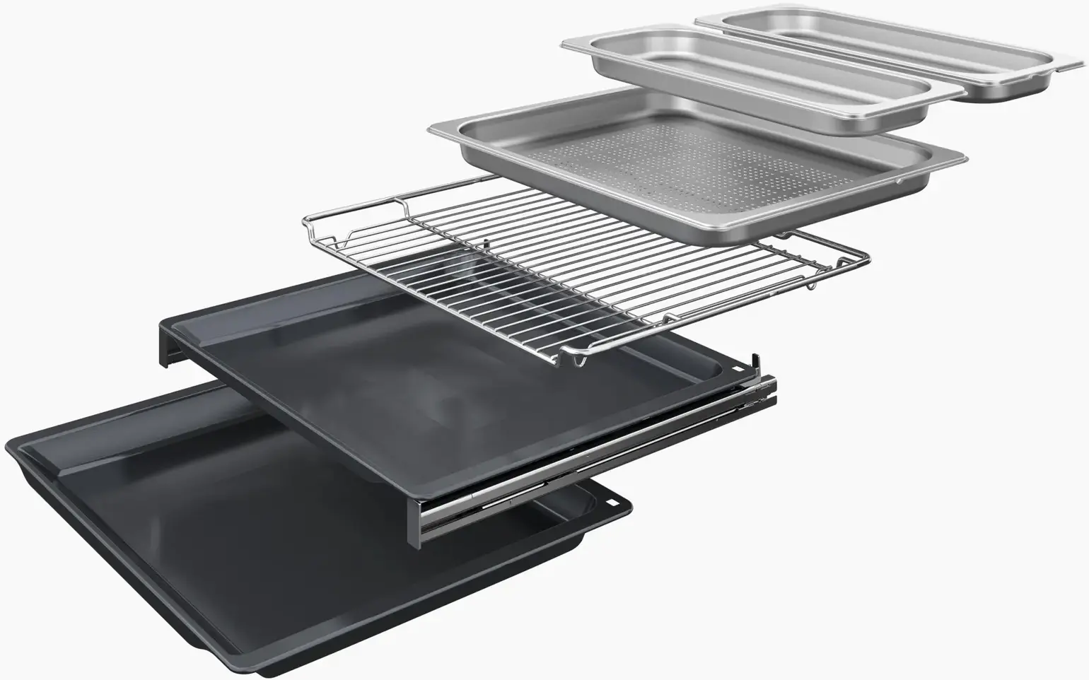 Встраиваемая электрическая духовка Neff B69FS3CY0 (Black) - 6