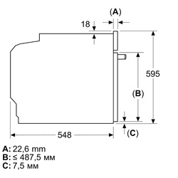 Встраиваемая электрическая духовка Neff B69FY5CY0 Thumb