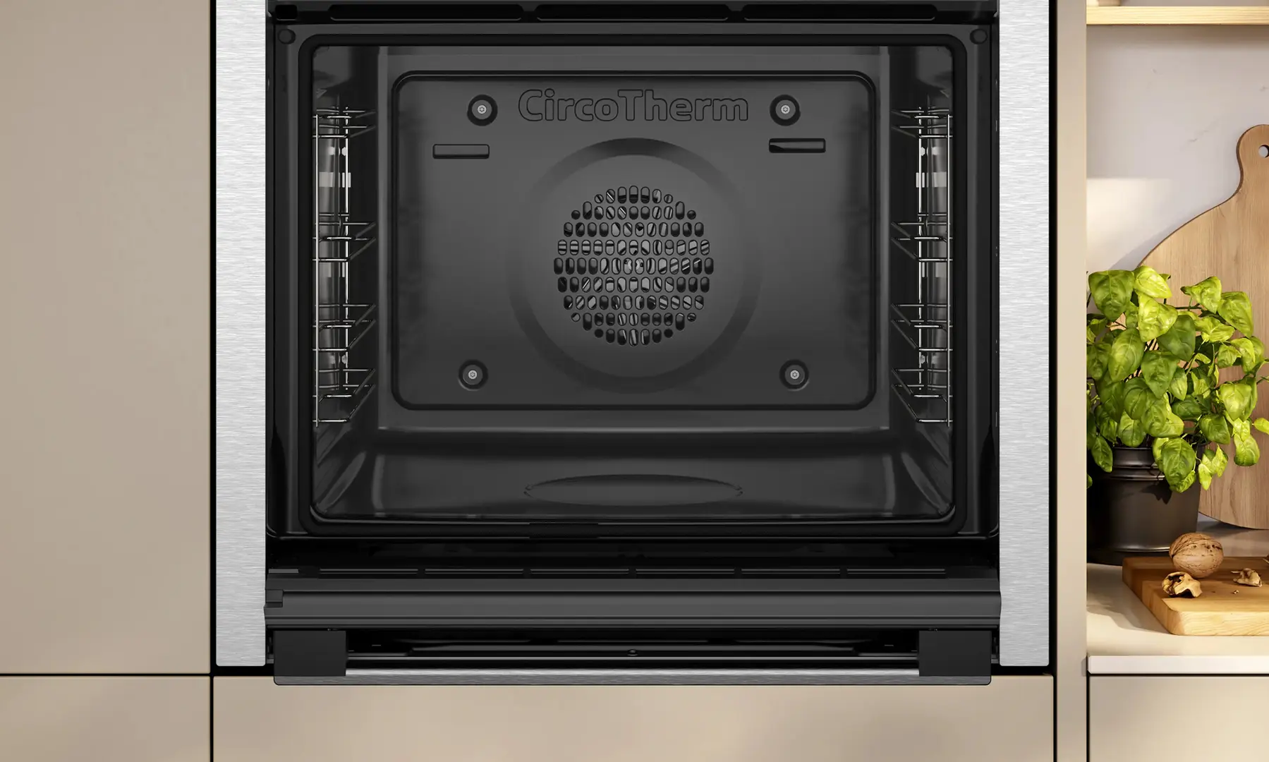 Встраиваемая электрическая духовка Neff B6ACH7AN3F (Black/Inox) - 3