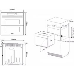 Cuptor electric incorporabil Samsung NV7B44205AK/U2 (Black) Thumb