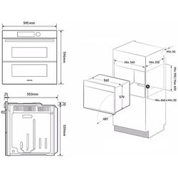 Встраиваемая электрическая духовка Samsung NV7B45251AK/U2 (Black) Thumb