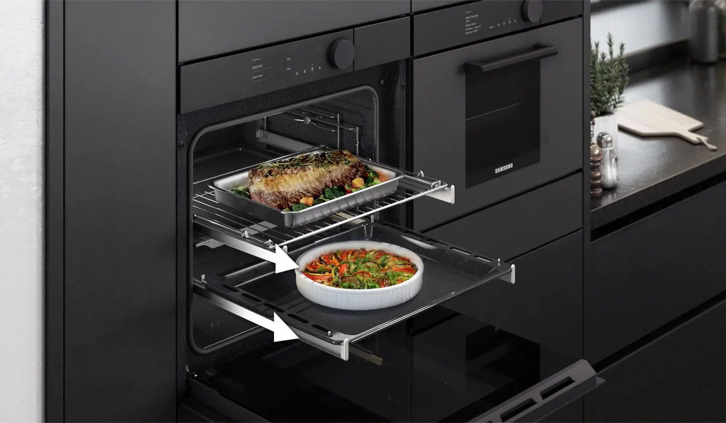 Cuptor electric incorporabil Samsung Infinte Line NV75T9979CD/WT (Black Graphite)