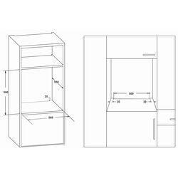 Cuptor electric incorporabil Samus SC619EGV (Black) Thumb