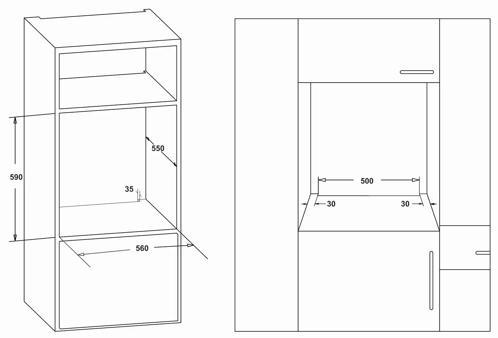 Cuptor electric incorporabil Samus SC619EGV (Black)