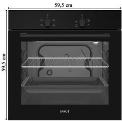Встраиваемая электрическая духовка Samus SC620G4B (Black) Thumb