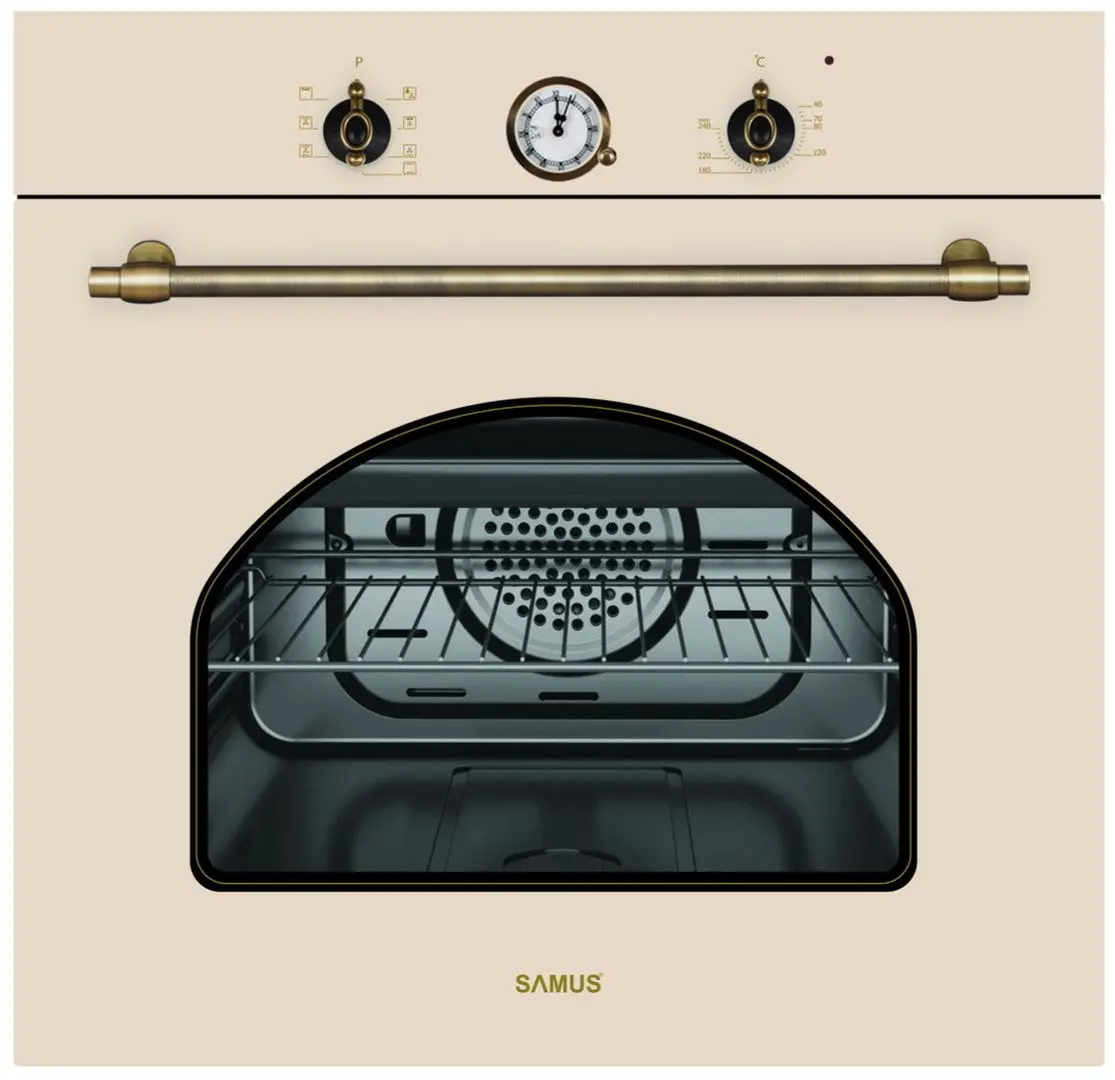 Встраиваемая электрическая духовка Samus SC620VTV (Beige)