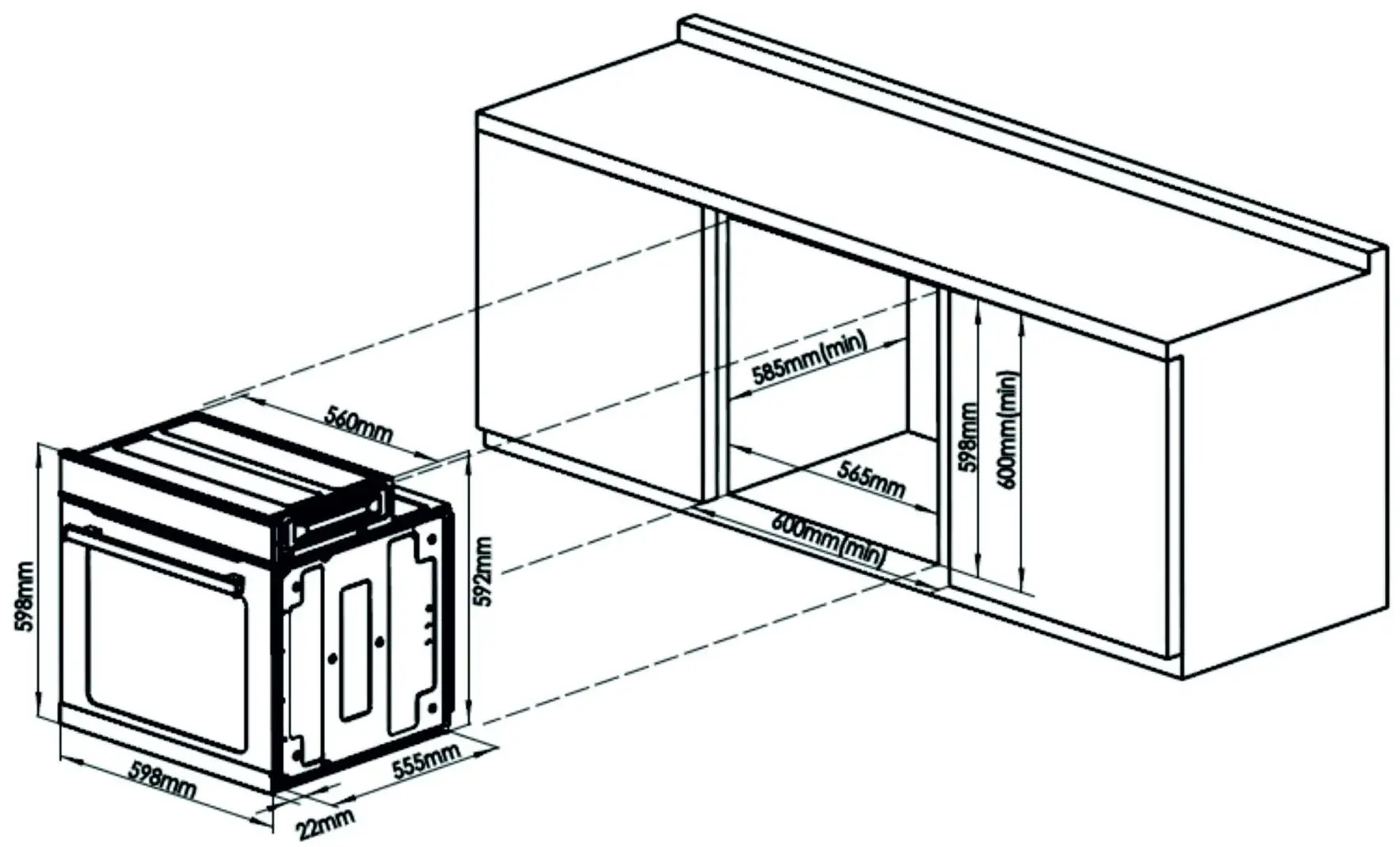 Встраиваемая электрическая духовка Samus SC623GX5 (Black)