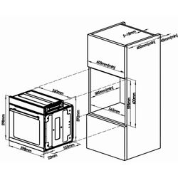 Cuptor electric incorporabil Samus SC625GDX5 (Black) Thumb