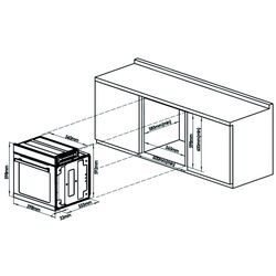 Cuptor electric incorporabil Samus SC626GDX9 (Black) Thumb