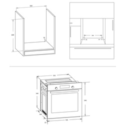 Cuptor electric incorporabil Samus SCE8171BGV (Black) Thumb