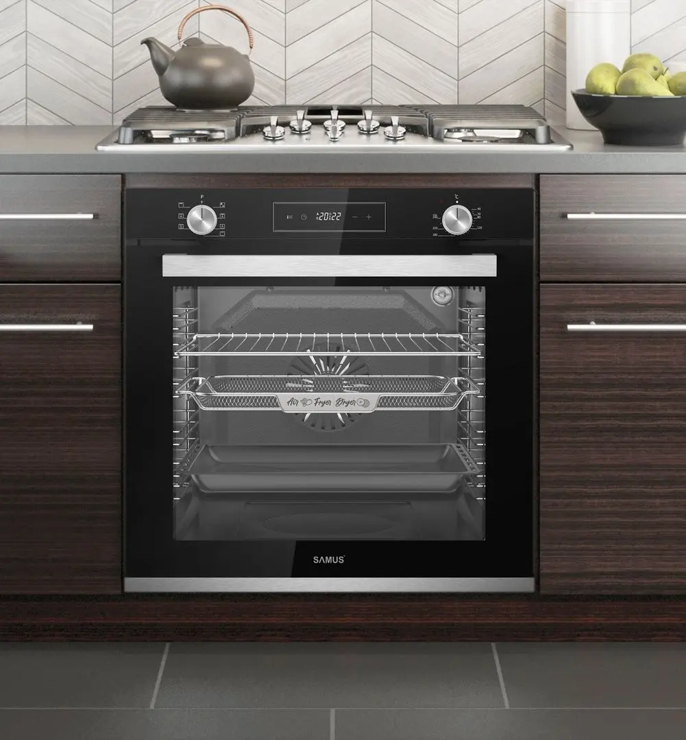 Cuptor electric incorporabil Samus SCE827GCF (Black)